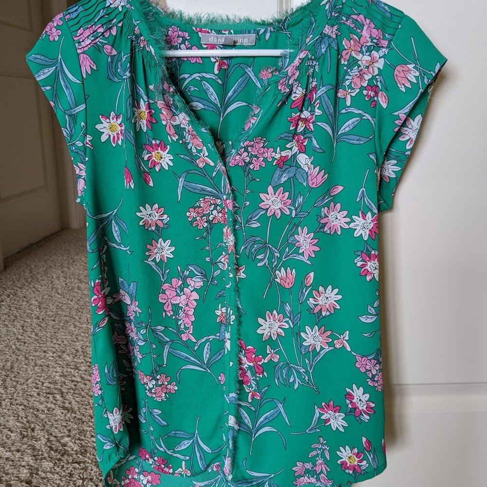 Daniel Rainn Bernal Split Neck Blouse